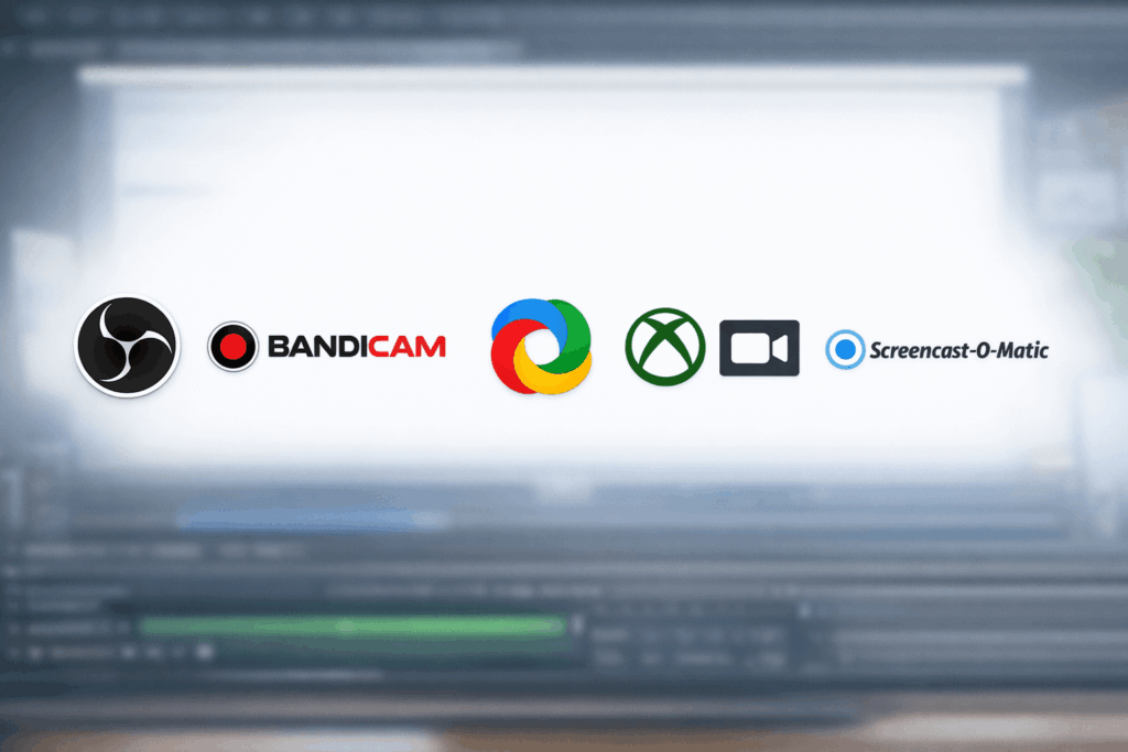 무료 화면 녹화 프로그램 비교 이미지