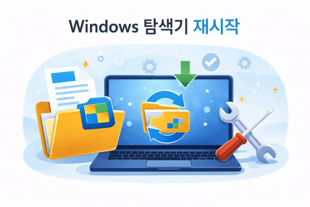 Restart Windows Explorer to fix copy and paste not working issue on Windows